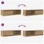 Muebles para TV 2 uds madera roble artisan 100x31x25,5 cm de , Muebles TV - Ref: Foro24-861489, Precio: 89,69 €, Descuento: %