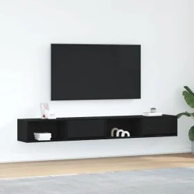 Muebles de TV 2 uds Roble Negro 100x31x25,5cm Madera ingeniería von , TV-Möbel - Ref: Foro24-861475, Preis: 96,45 €, Rabatt: %