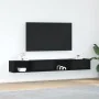 Muebles de TV 2 uds Roble Negro 100x31x25,5cm Madera ingeniería de , Muebles TV - Ref: Foro24-861475, Precio: 96,45 €, Descue...