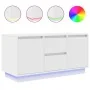Mueble de TV con luces LED blanco 100x41x50 cm de , Muebles TV - Ref: Foro24-861409, Precio: 109,57 €, Descuento: %