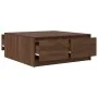 Mesa de centro con cajones roble marrón 100x100x40 cm by , Coffee table - Ref: Foro24-3328405, Price: 169,94 €, Discount: %