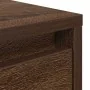 Mesa de centro con cajones roble marrón 100x100x40 cm by , Coffee table - Ref: Foro24-3328405, Price: 169,94 €, Discount: %