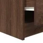 Mesa de centro con cajones roble marrón 100x100x40 cm by , Coffee table - Ref: Foro24-3328405, Price: 169,94 €, Discount: %