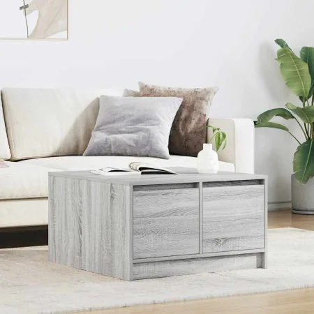 Mesa de centro con cajones Sonoma gris 70,5x70x40 cm by , Coffee table - Ref: Foro24-3328413, Price: 105,10 €, Discount: %
