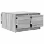 Mesa de centro con cajones Sonoma gris 70,5x70x40 cm by , Coffee table - Ref: Foro24-3328413, Price: 105,10 €, Discount: %
