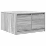 Mesa de centro con cajones Sonoma gris 70,5x70x40 cm by , Coffee table - Ref: Foro24-3328413, Price: 105,10 €, Discount: %
