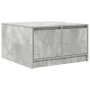 Mesa de centro con cajones gris hormigón 70,5x70x40 cm by , Coffee table - Ref: Foro24-3328411, Price: 101,71 €, Discount: %