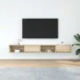 Muebles de TV 2uds Roble Sonoma 100x31x25,5cm Madera ingeniería by , TV Furniture - Ref: Foro24-861477, Price: 89,69 €, Disco...