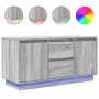 Mueble de TV con luces LED Sonoma gris 100x41x50 cm by , TV Furniture - Ref: Foro24-861414, Price: 107,38 €, Discount: %