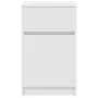 Mesita de noche madera contrachapada blanco 39x35x65 cm by , Nightstands - Ref: Foro24-861319, Price: 52,89 €, Discount: %