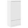 Armario con cajón blanco 55,5x34x119,5 cm Madera de ingeniería by , Sideboards - Ref: Foro24-861643, Price: 96,51 €, Discount: %
