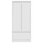 Armario con cajón blanco 55,5x34x119,5 cm Madera de ingeniería by , Sideboards - Ref: Foro24-861643, Price: 96,51 €, Discount: %