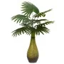 Planta de palma artificial 9 hojas 65 cm verde by , artificial flora - Ref: Foro24-4103582, Price: 26,40 €, Discount: %