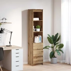 Aparador Artisan Roble 37,5x35x180 cm Madera de ingeniería by , Sideboards - Ref: Foro24-861669, Price: 95,01 €, Discount: %