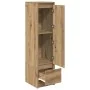 Aparador Artisan Roble 29,5x34x119,5 cm Madera de ingeniería by , Sideboards - Ref: Foro24-861660, Price: 69,49 €, Discount: %