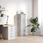 Aparador alto gris hormigón 29,5x34x119,5 cm madera ingeniería von , Sideboards - Ref: Foro24-861655, Preis: 68,51 €, Rabatt: %