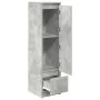 Aparador alto gris hormigón 29,5x34x119,5 cm madera ingeniería von , Sideboards - Ref: Foro24-861655, Preis: 68,51 €, Rabatt: %