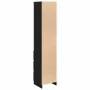 Aparador alto roble negro 37,5x35x180 cm madera de ingeniería by , Sideboards - Ref: Foro24-861662, Price: 99,15 €, Discount: %