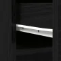 Aparador alto roble negro 37,5x35x180 cm madera de ingeniería by , Sideboards - Ref: Foro24-861662, Price: 99,15 €, Discount: %