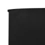 Paravientos de playa de 9 paneles tela negro 1200x80 cm by , Umbrellas - Ref: Foro24-47190, Price: 78,87 €, Discount: %