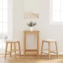 Sillas de bar con cojines 2 uds madera maciza caucho by , Kitchen stools - Ref: Foro24-4102578, Price: 105,37 €, Discount: %