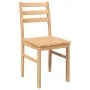 Sillas de comedor 2 unidades madera maciza de caucho by , dining chairs - Ref: Foro24-4102420, Price: 80,04 €, Discount: %
