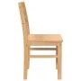 Sillas de comedor 2 unidades madera maciza de caucho by , dining chairs - Ref: Foro24-4102420, Price: 80,04 €, Discount: %