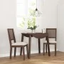 Sillas de comedor con cojines 2 uds madera maciza marrón caucho von , Essstühle - Ref: Foro24-4102476, Preis: 175,12 €, Rabat...