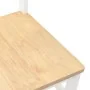 Sillas de comedor 2 unidades madera maciza de caucho blanco by , dining chairs - Ref: Foro24-4102422, Price: 80,04 €, Discoun...