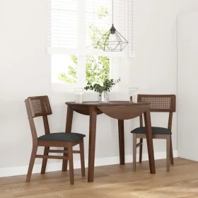 Sillas de comedor con cojines 2 uds madera maciza marrón caucho von , Essstühle - Ref: Foro24-4102462, Preis: 166,16 €, Rabat...