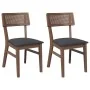 Sillas de comedor con cojines 2 uds madera maciza marrón caucho by , dining chairs - Ref: Foro24-4102462, Price: 166,16 €, Di...