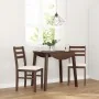 Sillas de comedor con cojines 2 uds madera maciza marrón caucho von , Essstühle - Ref: Foro24-4102417, Preis: 79,10 €, Rabatt: %