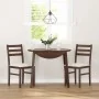 Sillas de comedor con cojines 2 uds madera maciza marrón caucho von , Essstühle - Ref: Foro24-4102417, Preis: 79,10 €, Rabatt: %