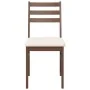 Sillas de comedor con cojines 2 uds madera maciza marrón caucho von , Essstühle - Ref: Foro24-4102417, Preis: 79,10 €, Rabatt: %