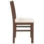 Sillas de comedor con cojines 2 uds madera maciza marrón caucho von , Essstühle - Ref: Foro24-4102417, Preis: 79,10 €, Rabatt: %