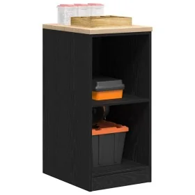 Armario de almacenamiento para garaje negro 40x51x85 cm by , Armarios industriales - Ref: Foro24-860536, Price: 56,40 €, Disc...