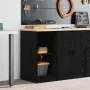 Armario de almacenamiento para garaje negro 40x51x85 cm von , Armarios industriales - Ref: Foro24-860536, Preis: 56,40 €, Rab...