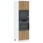 Armario microondas madera ingeniería roble artisan 60x57x207 cm von , Küchenschränke - Ref: Foro24-3334024, Preis: 203,07 €, ...