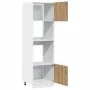 Armario microondas madera ingeniería roble artisan 60x57x207 cm von , Küchenschränke - Ref: Foro24-3334024, Preis: 203,07 €, ...