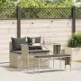 Set comedor de jardín 3 pzas cojines ratán sintético gris claro by , Garden sets - Ref: Foro24-4104186, Price: 274,26 €, Disc...