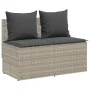 Set comedor de jardín 3 pzas cojines ratán sintético gris claro by , Garden sets - Ref: Foro24-4104186, Price: 274,26 €, Disc...