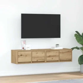 Muebles para TV 2 uds madera roble artisan 60x31x25,5 cm von , TV-Möbel - Ref: Foro24-861507, Preis: 79,17 €, Rabatt: %