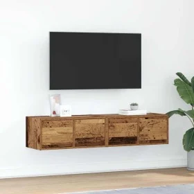 Muebles de TV 2 uds 60x31x25,5 cm Madera ingeniería envejecida by , TV Furniture - Ref: Foro24-861505, Price: 78,46 €, Discou...