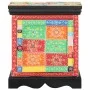 Mesilla de noche multicolor 40x35x45 cm madera maciza mango de , Mesitas de noche - Ref: Foro24-4017562, Precio: 96,03 €, Des...