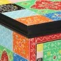 Mesilla de noche multicolor 40x35x45 cm madera maciza mango de , Mesitas de noche - Ref: Foro24-4017562, Precio: 96,03 €, Des...