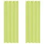 Cortinas de gasa con ojales 2 uds verde manzana 140x260 cm von , Vorhänge und Gardinen - Ref: Foro24-4102057, Preis: 15,29 €,...