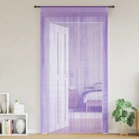 Cortinas de tiras 2 uds morado 140x250 cm by , Curtains and curtains - Ref: Foro24-4102048, Price: 17,01 €, Discount: %