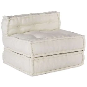 Puf modular crema 70x70x54 tela by , Cushions for chairs and sofas - Ref: Foro24-4019022, Price: 132,66 €, Discount: %