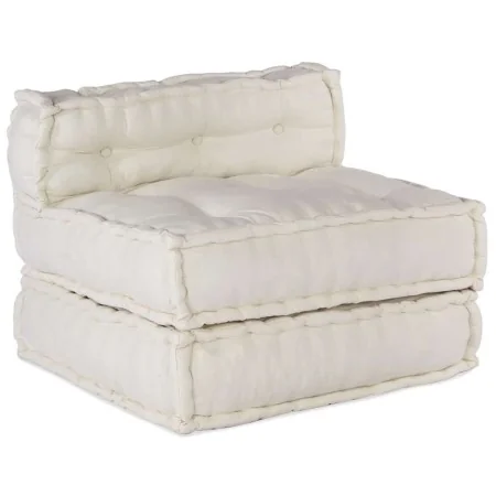 Puf modular crema 70x70x54 tela de , Cojines para sillas y sofás - Ref: Foro24-4019022, Precio: 132,66 €, Descuento: %