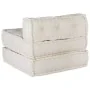 Puf modular crema 70x70x54 tela de , Cojines para sillas y sofás - Ref: Foro24-4019022, Precio: 132,66 €, Descuento: %